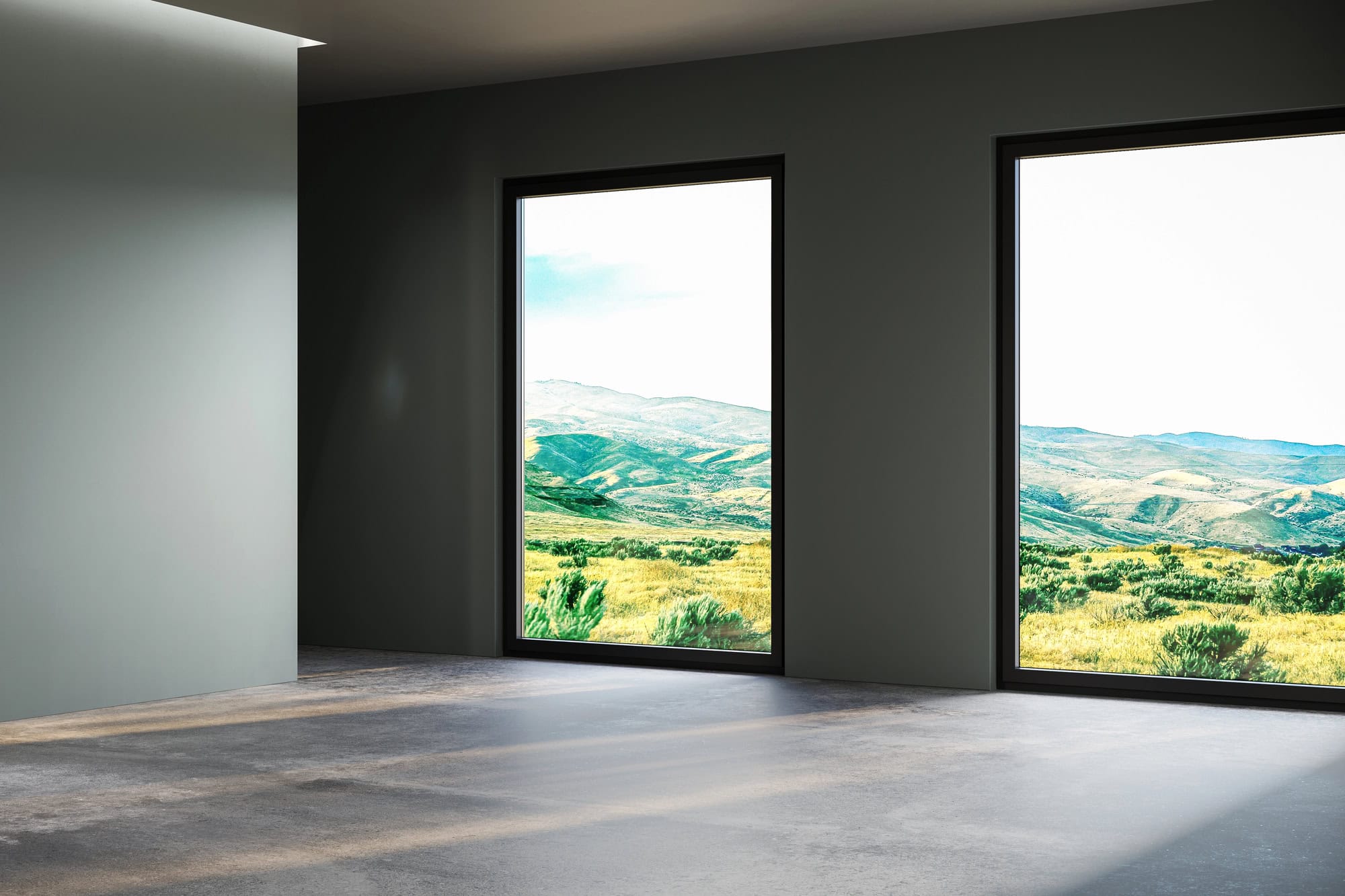 Blick auf moderner Wohnung